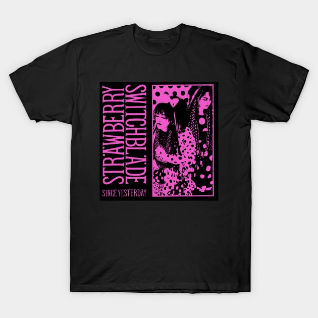 Strawberry Switchblade T-Shirt by vintage-glow